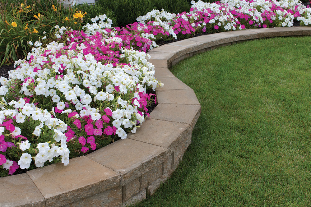 5 border edging ideas with stones and bricks