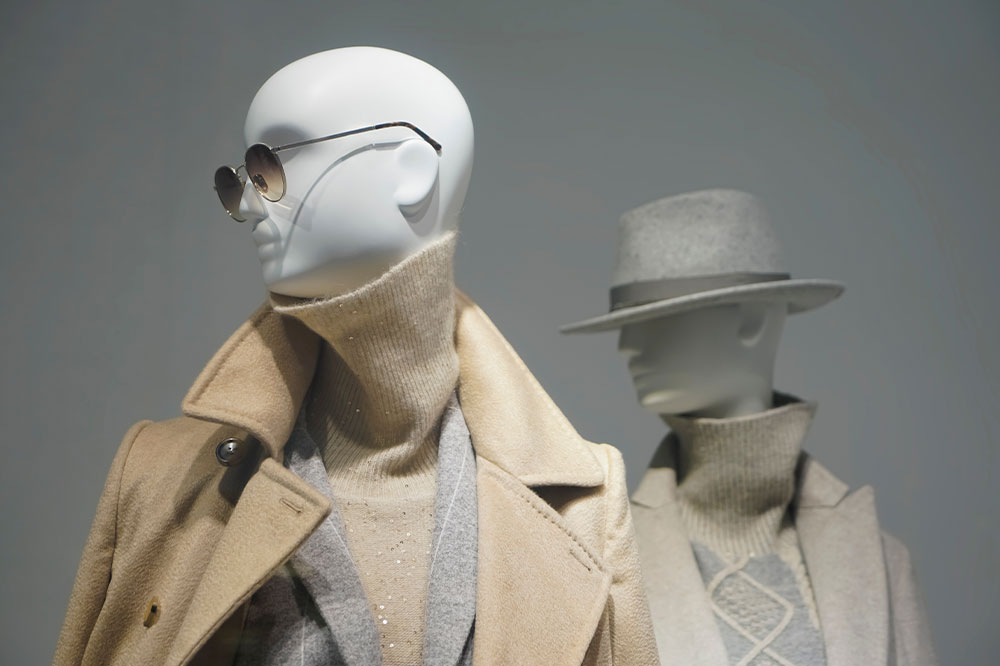 Five different styles of mannequins you can buy