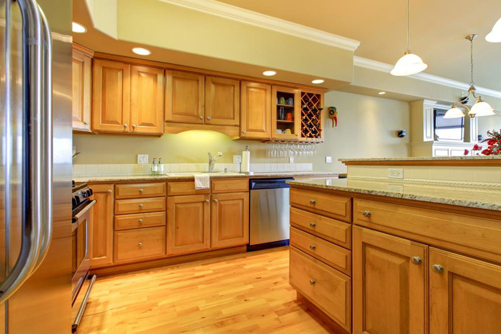 Tips on cleaning the wooden kitchen cabinets